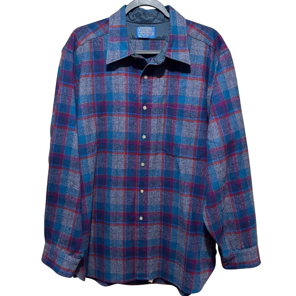 Vintage Pendleton Button Up Flannel Shirt